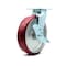 Service Caster 8 Inch Poly on Aluminum Swivel Caster with Roller Bearing and Brake SCC SCC-30CS820-PAR-TLB - alternate 1